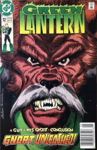 Green Lantern (3rd Series) #12 (Newsstand) FN ; DC | Guy Gardner G'Nort