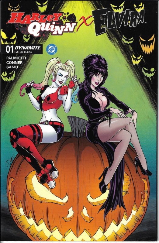 Harley Quinn X Elvira #1 2025 Deegan Puchkors Epikos Exclusive Cover Dynamite