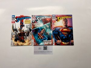 3 Superman DC Comics Books #1 2 3 Bendis 93 JW13