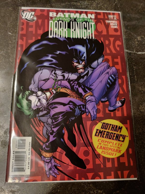 ​BATMAN LEGENDS OF THE DARK KNIGHT #200 NM JOKER ISSUE