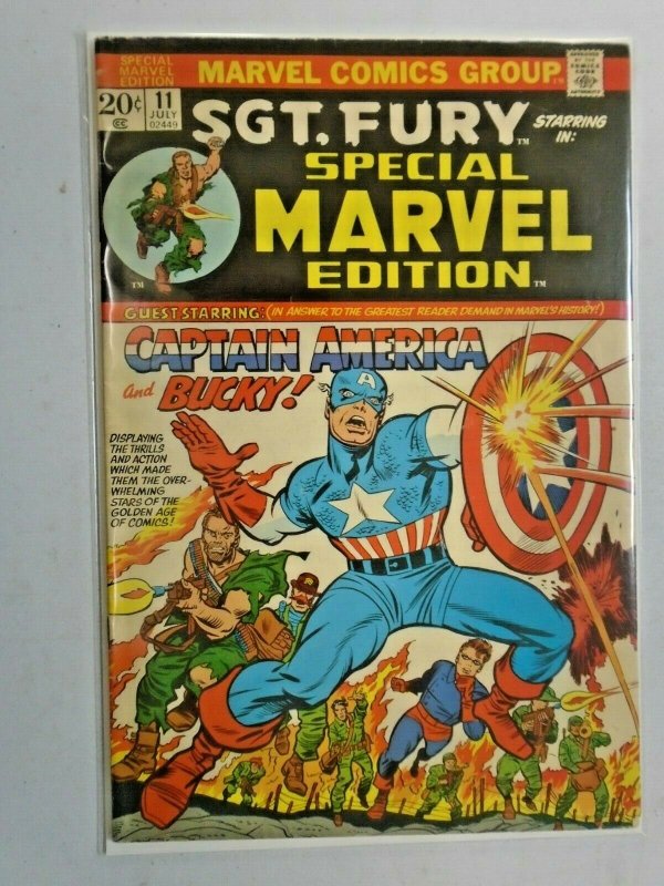 Special Marvel Edition #11 Captain America 4.0 VG (1973)
