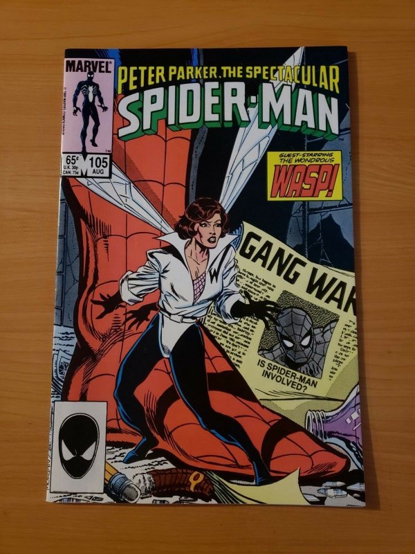 Spectacular Spider-Man #105 Direct Market Edition ~ NEAR MINT NM ~ 1985 Marvel 