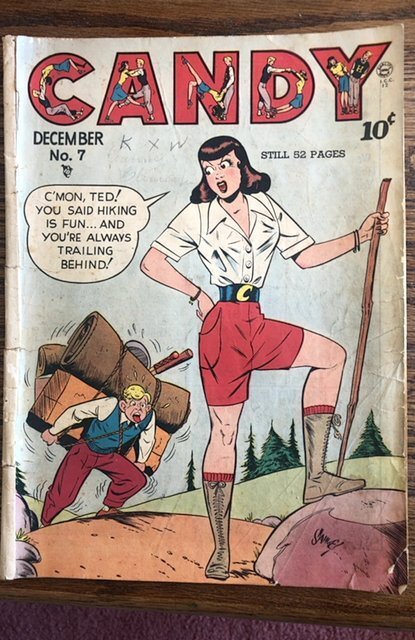 Candy #7 (1948) GGA reader 2 loose cntrflds but complete