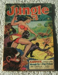 Jungle Comics #92 FN- Golden Age Comic Book Kaanga Lord Action Adventure Fights