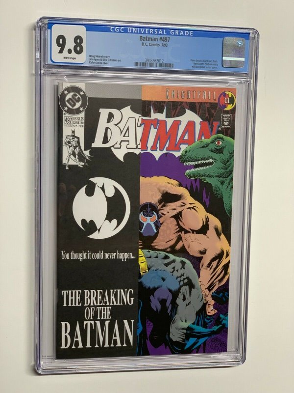 Batman 497 CGC 9.8 White Pages DC Comics