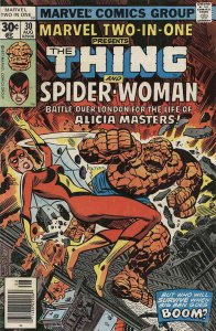 Marvel Two-In-One #30 VF ; Marvel | the Thing Spider-Woman