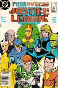Justice League #1 (Newsstand) VF ; DC | Keith Giffen J.M. DeMatteis