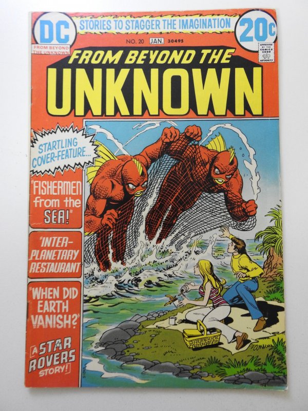 From Beyond the Unknown #20 (1972) When Did Earth Vanish! Fine Condition!