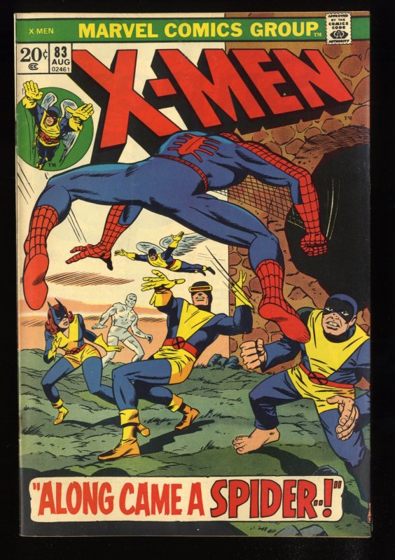 X-Men #83 FN- 5.5 Spider-Man Crossover!