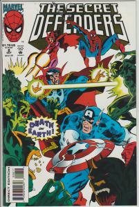 THE SECRET DEFENDERS #8 - CAPTAIN AMERICA - MARVEL - BAGGED & BOARDED