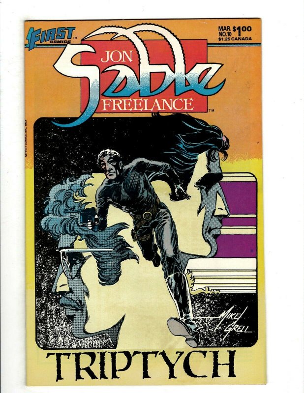 12 Jon Sable Freelance First Comics # 1 2 3 4 5 6 7 8 9 10 11 12 Spy Thrill HG4