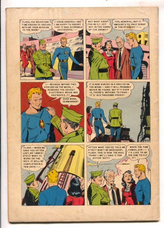 Flash Gordon- Four Color Comics #424-1952 Dell-John Lehti art-Test Flight In ...