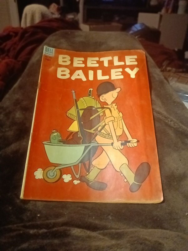 Rare First Appearance of Beetle Bailey(#1) Dell 469 1953 Golden Age Key Book