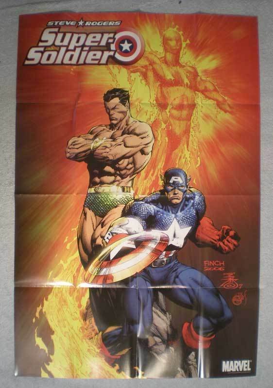 SUPER SOLDIER Promo Poster, Captain America, 24x36, Unused, more in store