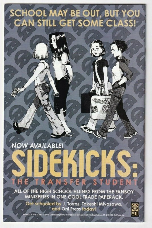 SideKicks The Substitute July 2002 Oni Press