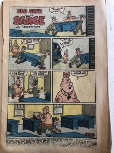 Sad sack and sarge 14,reader w/ back cover-1959,Add w/my other Sack order!