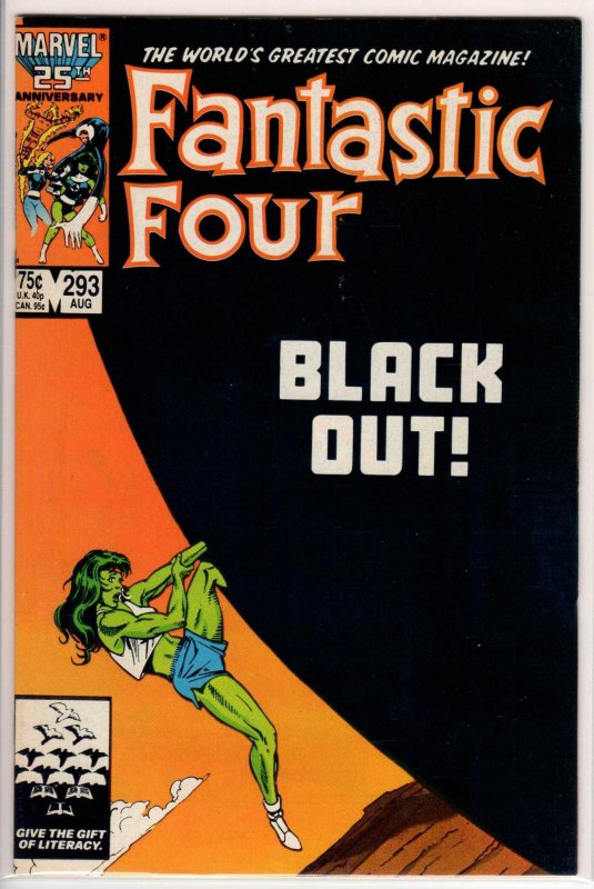 Fantastic Four #293 Direct Edition (1986) 8.0 VF