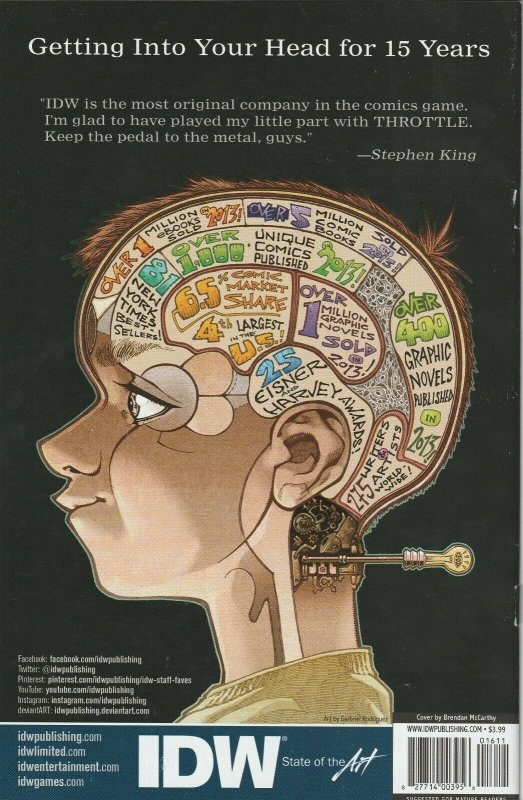 Judge Dredd # 16 NM IDW Publishing 2012 Series [C3]