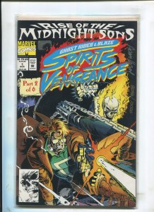Ghost Rider/Blaze: Spirits of Vengeance #1 - Signed Adam Kubert (Sealed) 1992