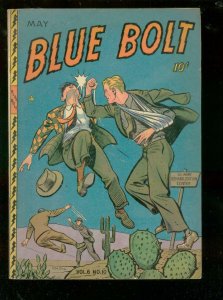 BLUE BOLT V.6 #10 1946-DICK COLE-SGT SPOOK-EDISON BELL FN+ 