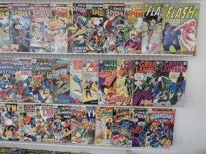 Huge Lot Silver/Bronze 180+ Comics W/ Iron Man, Flash, Spiderman, +More see desc