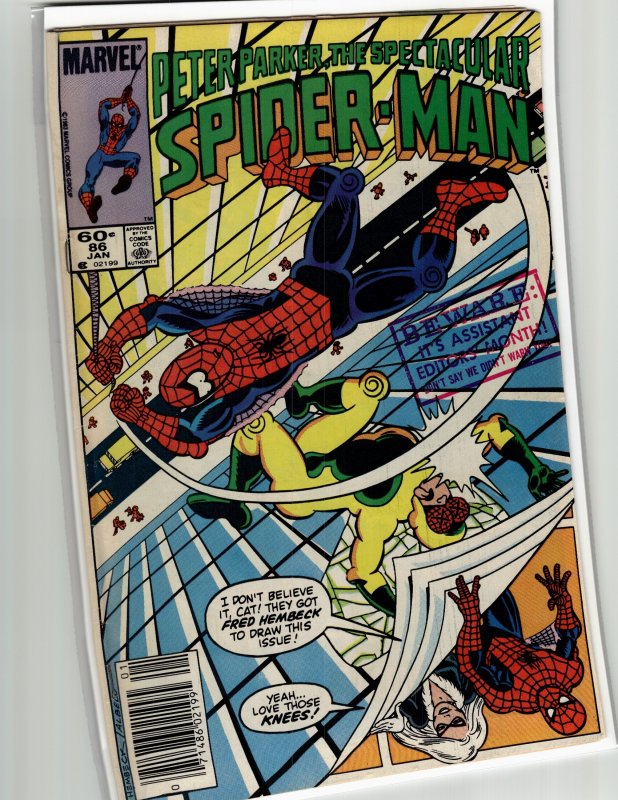The Spectacular Spider-Man #86 (1984) Spider-Man