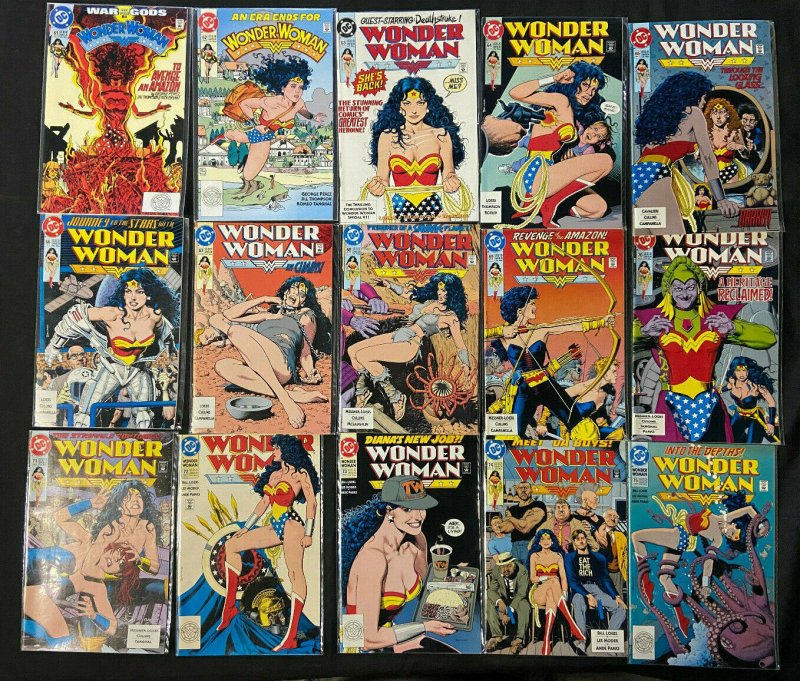 WONDER WOMAN GEORGE PEREZ COMICS #1-89 MOST FN-VF OR BETTER 