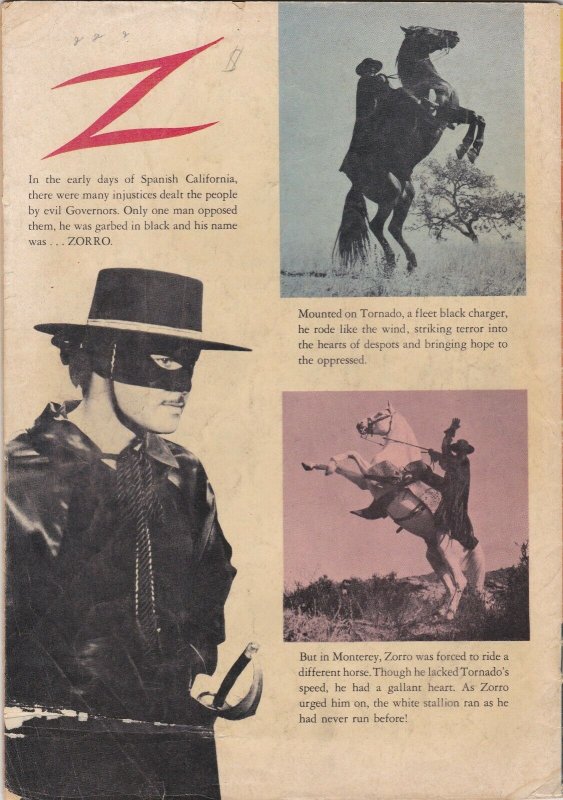 Dell Four Color 1003 VG-   Zorro (1959) 
