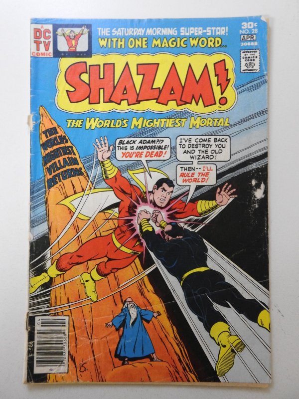 Shazam! #28 (1977) 1st Modern Black Adam! Lower Grade Reader! GVG Condition!