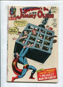 SUPERMAN'S PAL JIMMY OLSEN #148 (4.5) *FISHERMAN* MEANEST MAN 1972