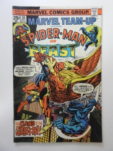Marvel Team-Up #38  (1975) VG Condition! 1 in tear front cover