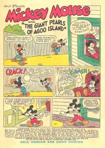 MICKEY MOUSE #49 & 50 (1956) Dell Comics 5.0VG/FN   Murry, Bradbury, McSavage