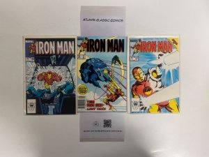 3 Iron Man Marvel Comic Books # 197 198 199 Defenders Avengers Spiderman 78 SM5