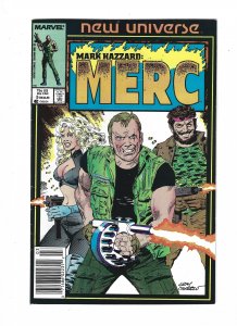 Mark Hazzard: Merc #1 through 5 Newsstand Edition (1986)