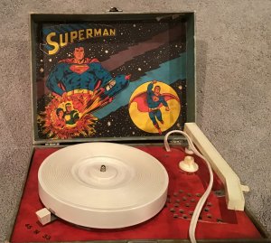 Model SP-19 Superman record player, 1978, in working condition