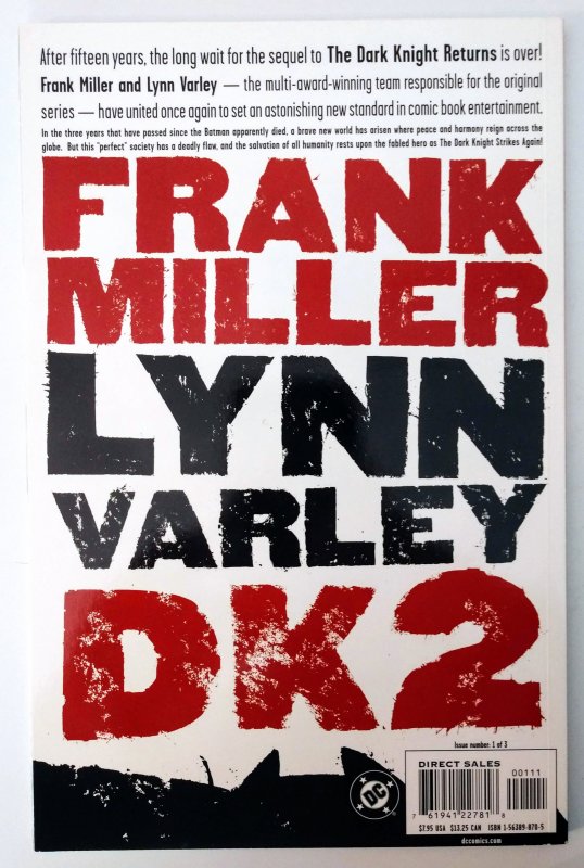 The Dark Knight Strikes Again #1 (NM-, 2001)