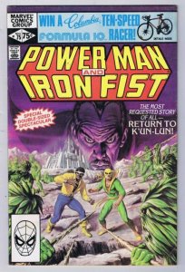 Power Man and Iron Fist #75 ORIGINAL Vintage 1981 Marvel Comics K'un Lun