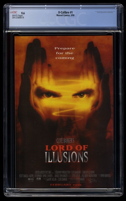X-Calibre (1995) #1 CGC NM+ 9.6 White Pages