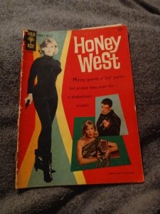 Honey West #1 gold key 1966 Anne Francis Photo cover silver age tv good girl art