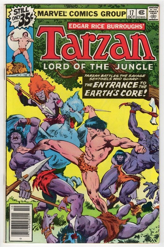 Tarzan #17 ORIGINAL Vintage 1978 Marvel Comics  71486028055