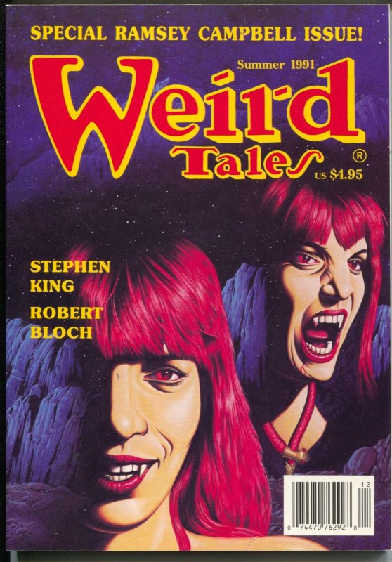 Weird Tales-Summer 1991-Terminus-vampire-Stephen King-Ramsey Campbell-VF