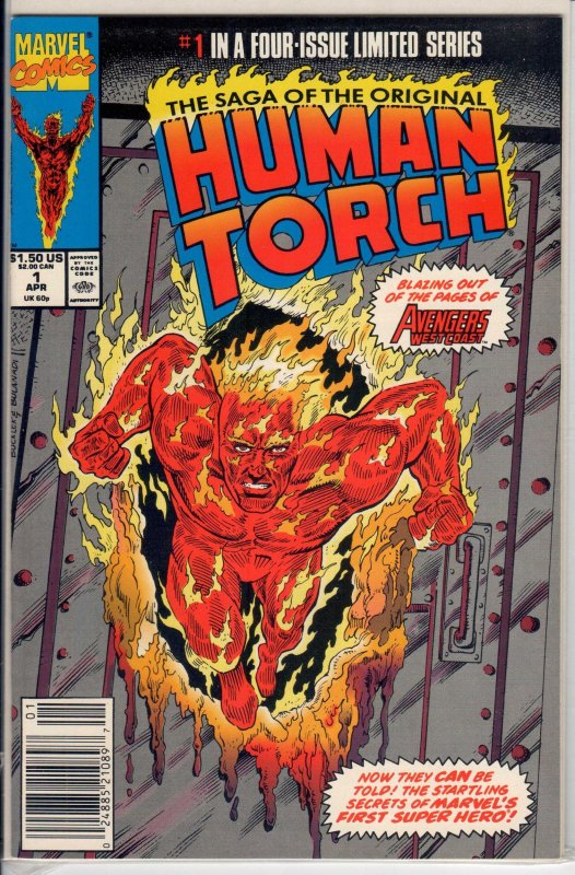 Saga of the Original Human Torch #1 (1990) 9.8 NM/MT A
