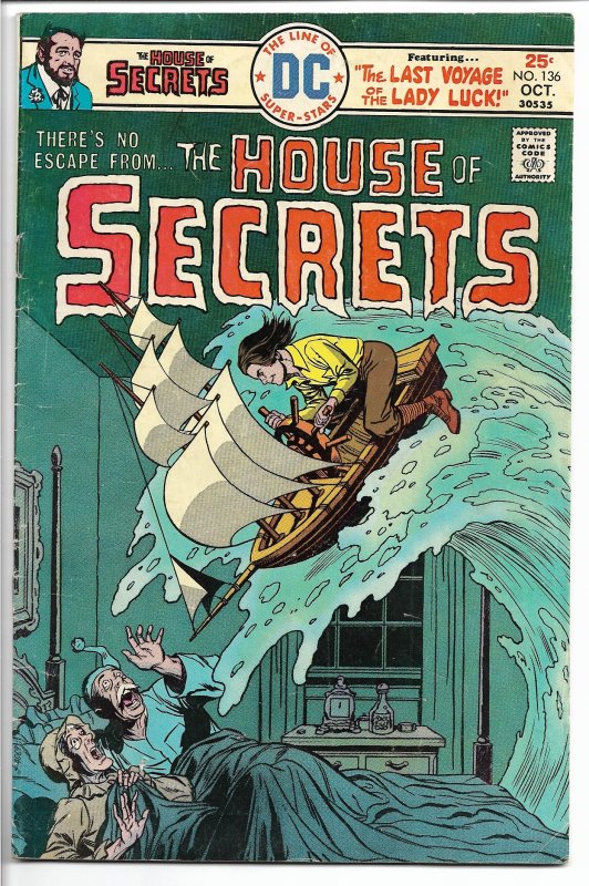 House of Secrets #136 (1975) FN-