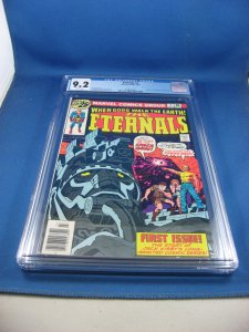 THE ETERNALS 1 CGC 9.2 KIRBY FIRST ISSUE MARVEL WHITE PAGES 1976