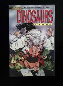 Dinosaurs For Hire Fall Classic #1  Eternity Comics 1988 VF
