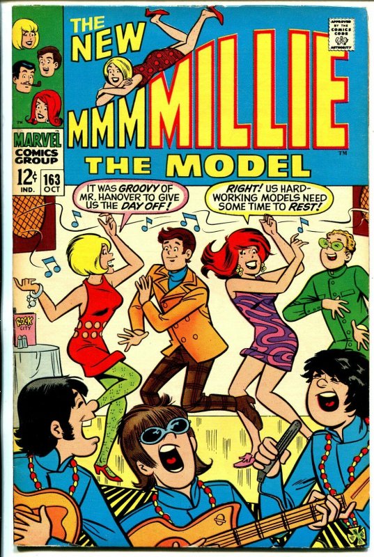 Millie The Model #168 1968-Marvel-dance cover-Chili appears-VF