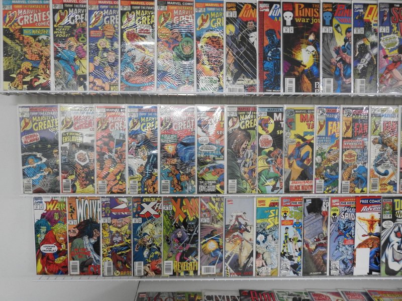 Huge Lot 130+ Comics W/ Transformers, Spider-Man, Fantastic Four+ Avg Fine+