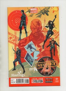 Secret Avengers #1 - Hastings Variant Cover - (Grade 9.2) 2013