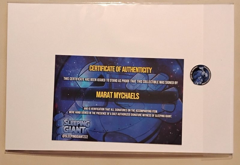 HARDLEE THINN CAMMY AP EBAS SIGNED BY MARAT MYCHAELS w/CoA