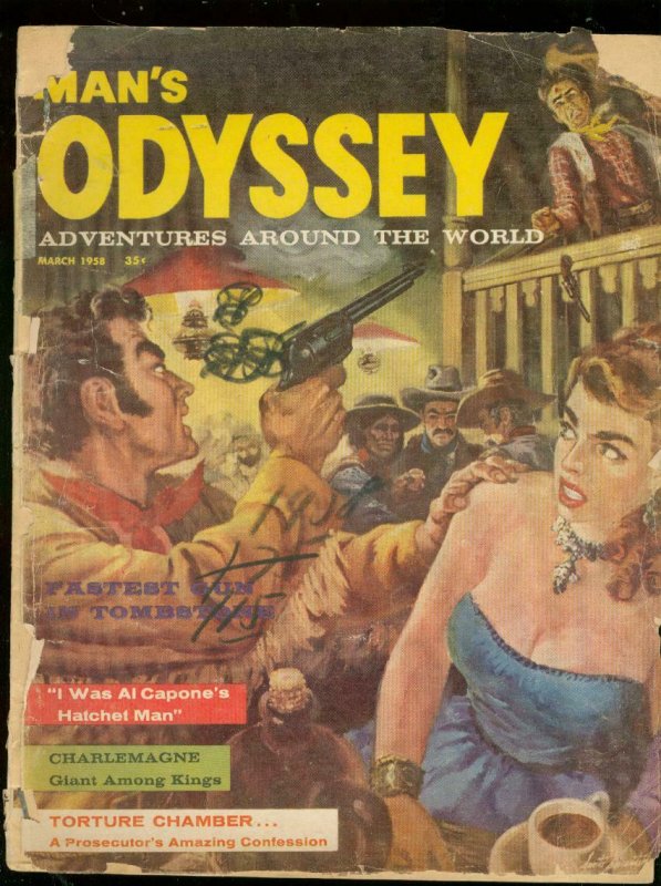 MAN'S ODYSSEY MARCH 1958-TORTURE CHAMBER-CHARLEMAGNE FR